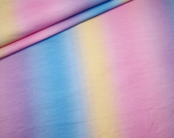 Tkanina jerseyowa Rainbow Pastel