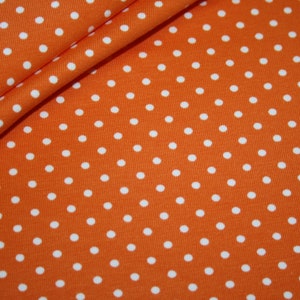 Swafing Jersey tissu orange points jersey tissu image 1