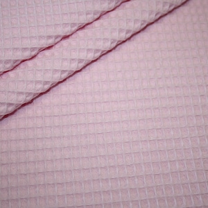 Swafing Waffle Pique Fabric Baby Pink
