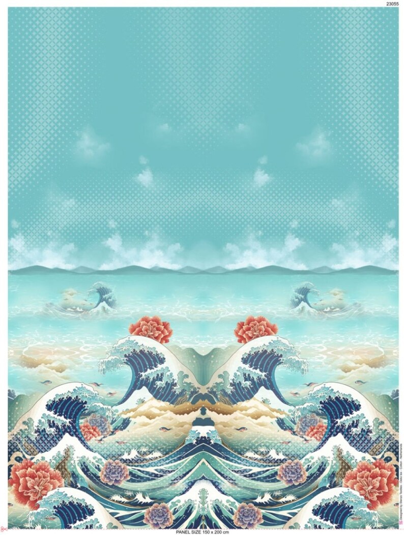 Stenzo Jersey Riesen Panel bunt Dream of the sea Meer Bild 2