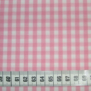 Baumwollstoff Vichy karo rosa 5mm Bild 2