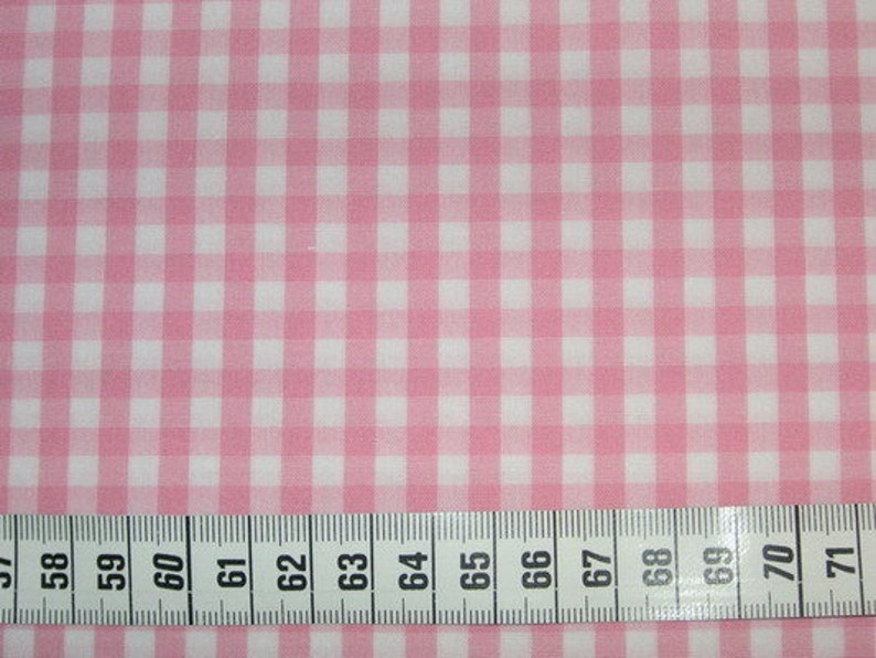 Baumwollstoff Vichy karo rosa 5mm Bild 2