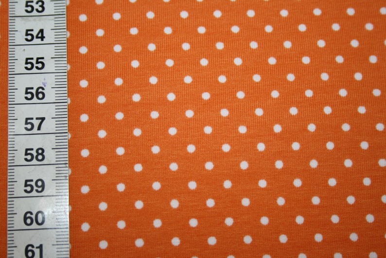 Swafing Jersey tissu orange points jersey tissu image 2