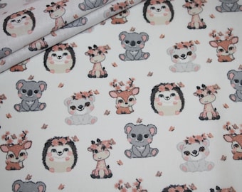 Coated Cotton Fabric Small Animals