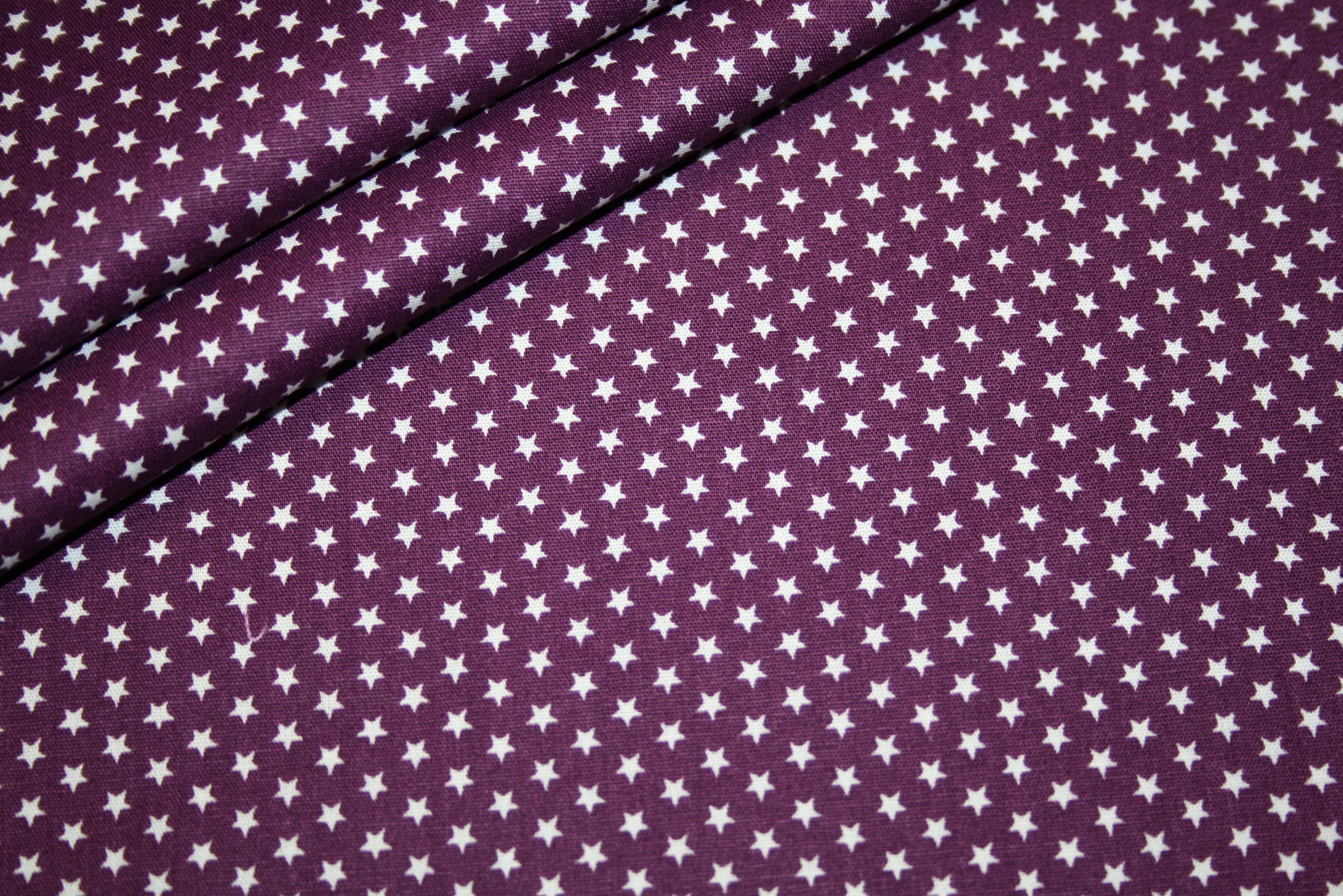 Baumwollstoff Sternenstoff Lila Baumwolljersey Baumwollstoff