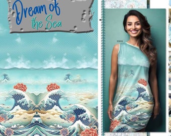 Stenzo Jersey giant panel colorful Dream of the sea