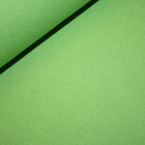 Bündchen Stoff hell grün uni Bild 1