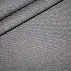 Jersey Stoff dunkel grau uni jerseystoff Bild 1