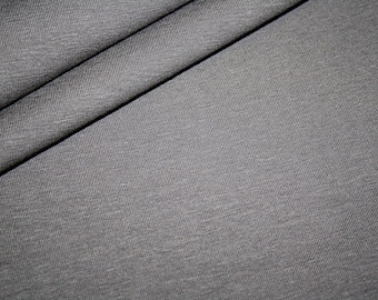 Jersey  Stoff  dunkel grau uni jerseystoff