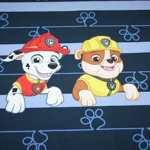 Tissu Jersey original Paw Patrol Panel Chase Rubble Marshall Skye Toutes les 3 photos image 2