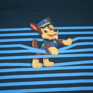 Original Jersey Fabric Paw Patrol Panel Chase Rubble Marshall Skye All 3 Pictures image 3