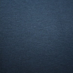 Jersey Stoff dunkelblau uni jerseystoff Bild 3