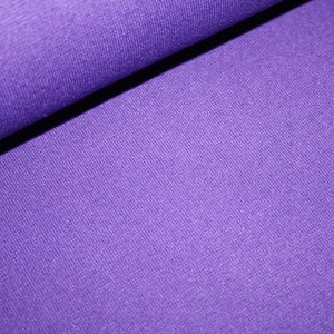 Bord-côte tissu violet uni image 1