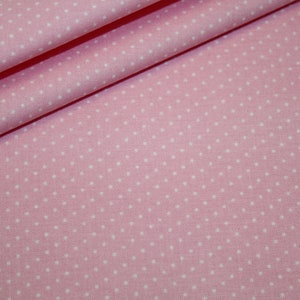 Westfalenstoffe cotton fabric pink small dots