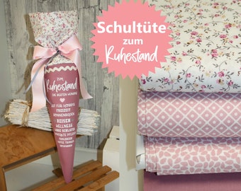 Pensioner cone gift for retirement pension small school cone 30 cm