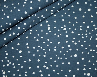 Jersey Tissu Jersey Tissu Happy Dots bleu