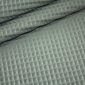 Swafing waffle pique fabric old mint