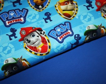 Fabric package jersey fabric Paw Patrol and blue uni 2x 0,50 m