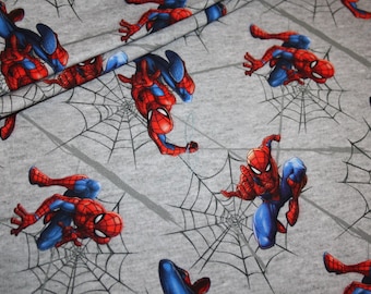 Original Spiderman French Terry Sweatshirt Jersey Fabric