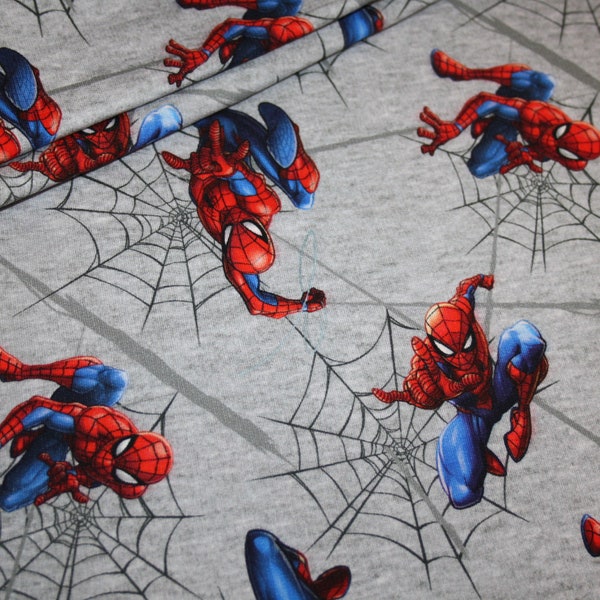 Original Spiderman French Terry Sweatshirt Jersey Stoff