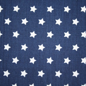 Swafing Jersey tissu étoiles bleu foncé image 2
