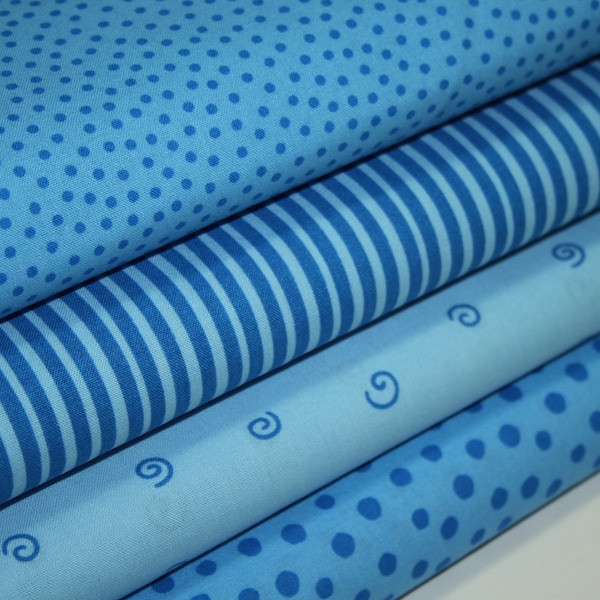 Fabric Package Westphalian Fabrics Cotton Fabric Blue Young Line