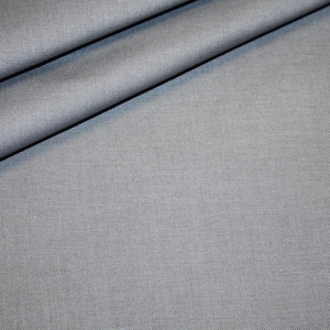 Cotton fabric gray uni 1 m image 1