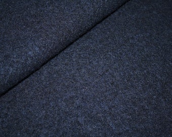 May include: Close-up of a dark blue fabric with a textured surface.