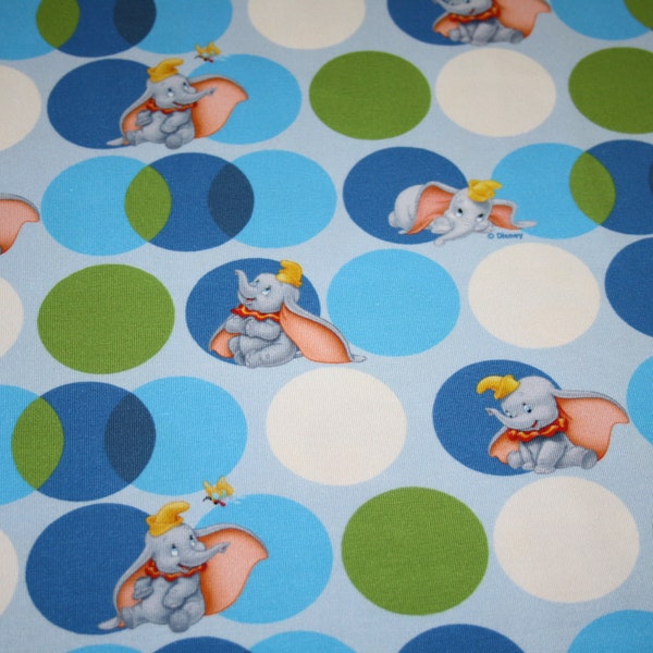 Walt Disney Dumbo Elephant Jersey Tissu