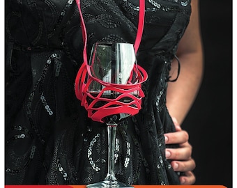 Bekerhouder om de hals