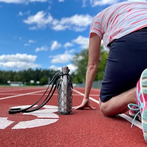 Water Bottle Holder - With Adjustable Shoulder Strap