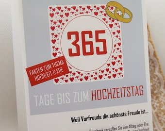 365 Tage bis zum Hochzeitstag - Great Countdown