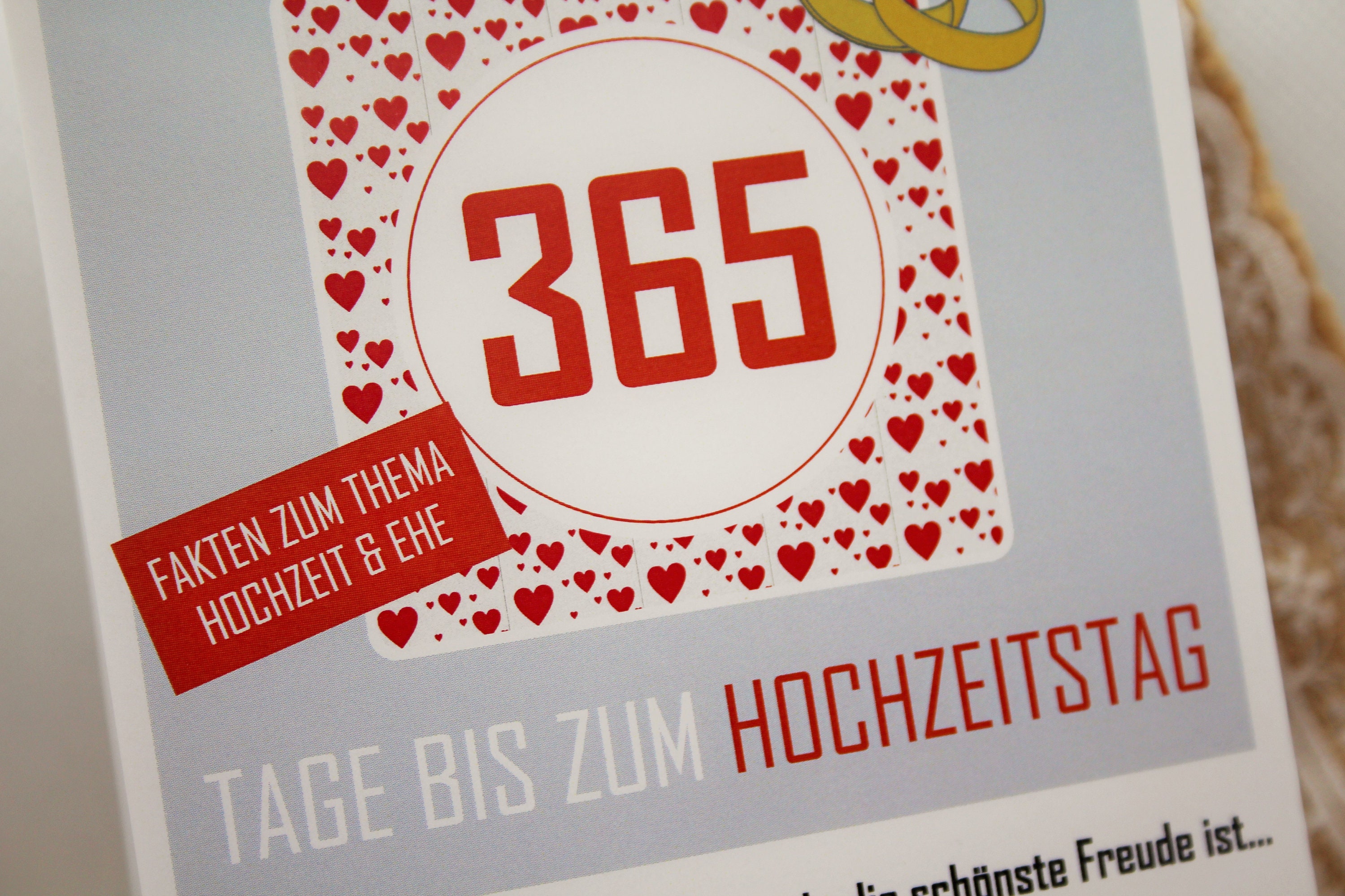 365 Tage bis zum Hochzeitstag Great Countdown Etsy.de