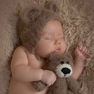 Newborn Bear Teddy Bonnet set,alpaca knitted, newborn photo props, bear bonnet and toy,knitted toys