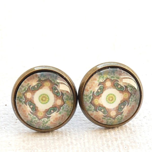 Ohrstecker "China"  Vintage 12mm