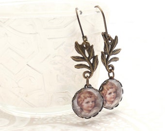 Earrings Earrings ANGIE Angel * Christmas * Christmas Jewelry * Vintage Style * Victorian Jewelry * Victorian * Angel