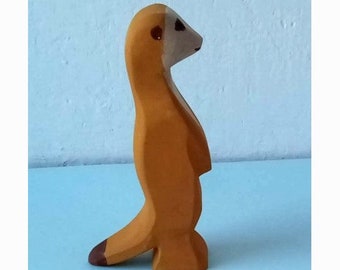 Wooden figure Meerkat