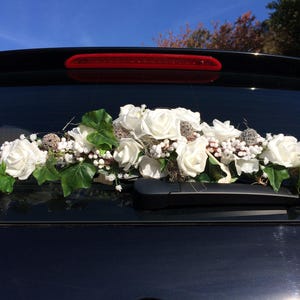 Car decoration, car flower decoration, arrangement, custom color, wedding carriage jewelry, carriage decoration, carriage wedding