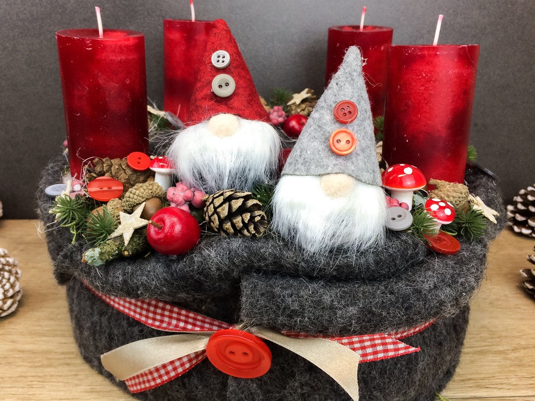 Advent Wreath Advent Calendar Etsy