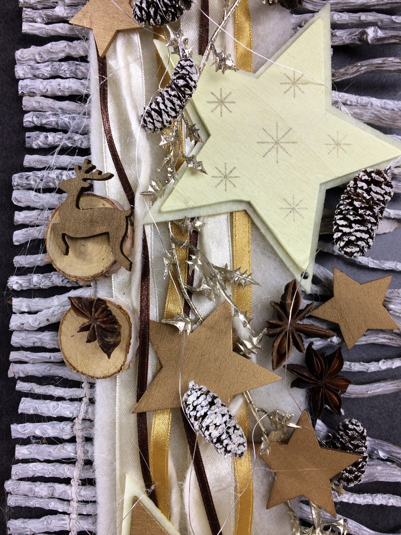 Weihnachten Advent Türdeko Türdekoration Wanddeko Etsy