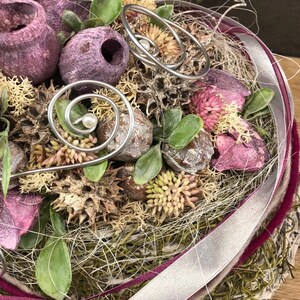 Grabgesteck Grabschmuck Herz Wunschgröße Grabdekoration Grabschmuck Allerheiligen – handgemacht aus Seiden- und Kunstblumen, langlebig & pflegeleicht von SarahsFlowerStudio