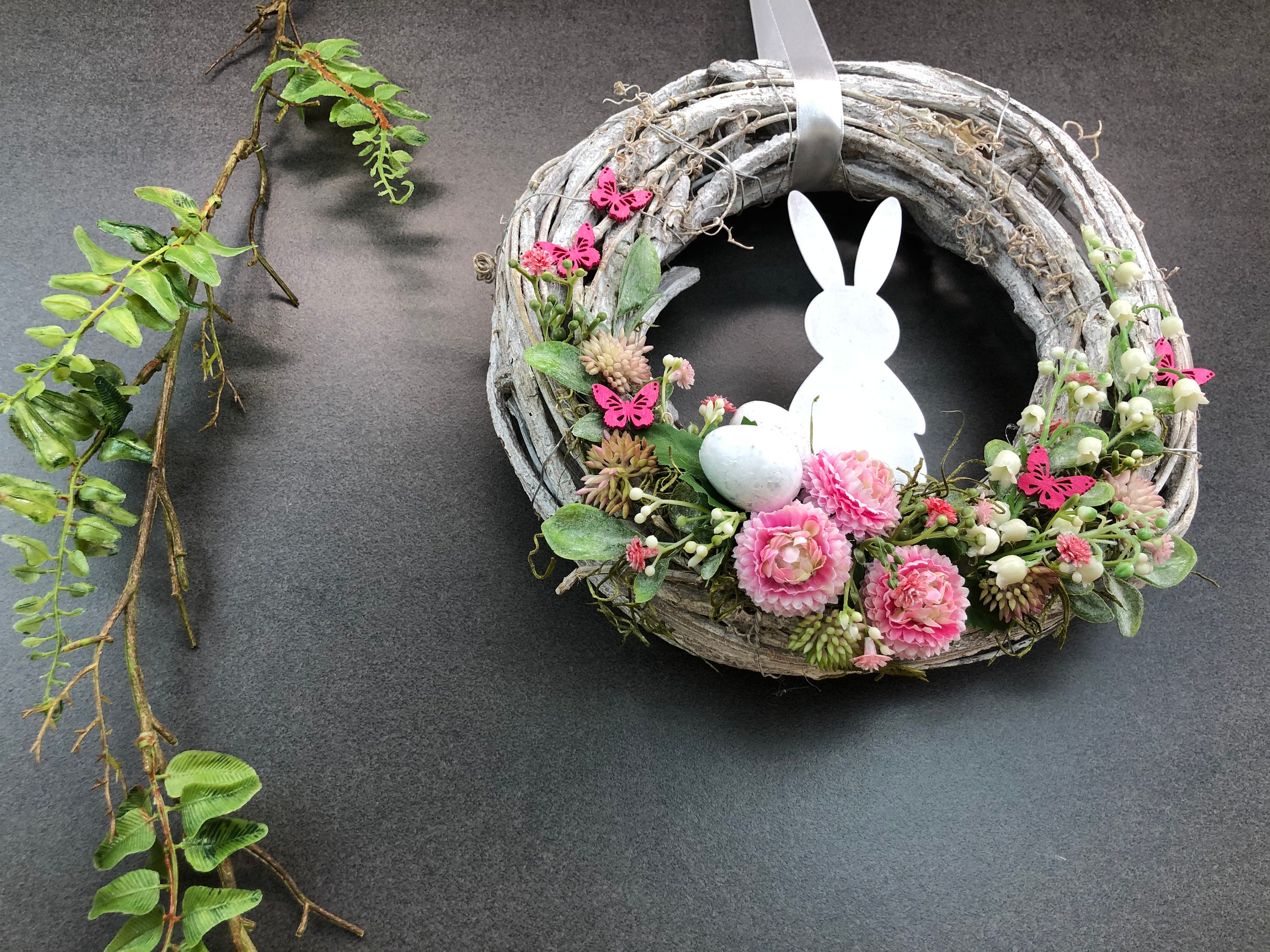 Türkranz Türdeko Türschmuck Hase Ostern Osterhase Maiglöckchen | Etsy