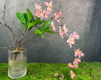 Jasmin Zweig 1m lang Premium Qualität Seidenblumen künstliche künstlich Kunstblumen Seidenblumen Faux Flower Farn Zweige