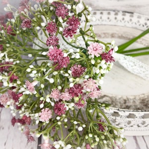 White Babys Breath Fake Gypsophila Flowers Faux Babysbreath for Wedding  Table Centerpieces Flower Arrangement DIY Flowers HZMTX 
