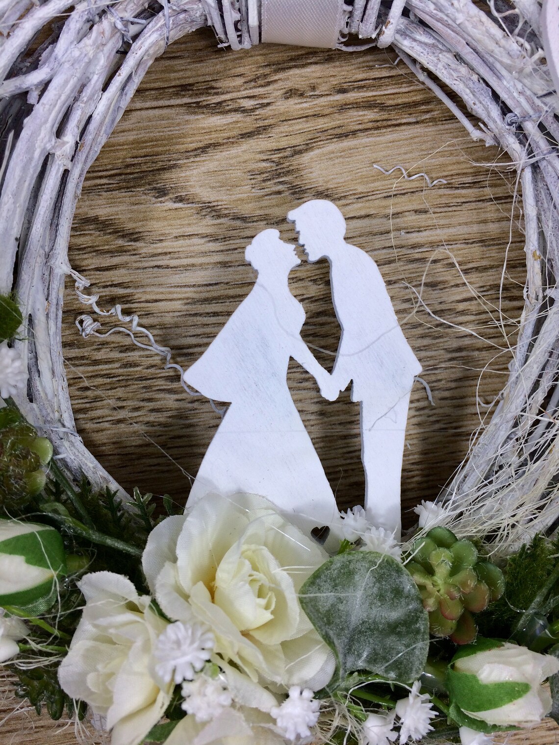 Türkranz 20cm Türdeko Türschmuck Hochzeit Rosen Schleierkraut Etsy.de