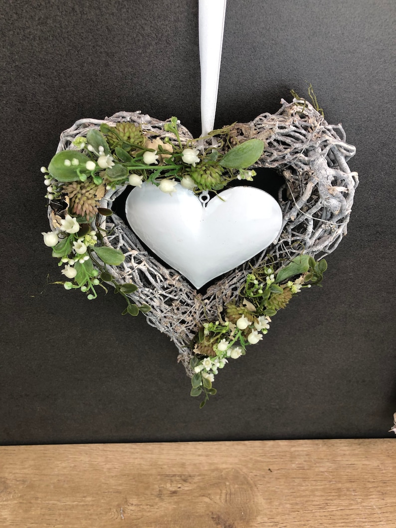 Türkranz Türdeko Türschmuck Frühling Herz Modern ... Türkranz Türdeko Türschmuck Frühling Herz Modern ...
