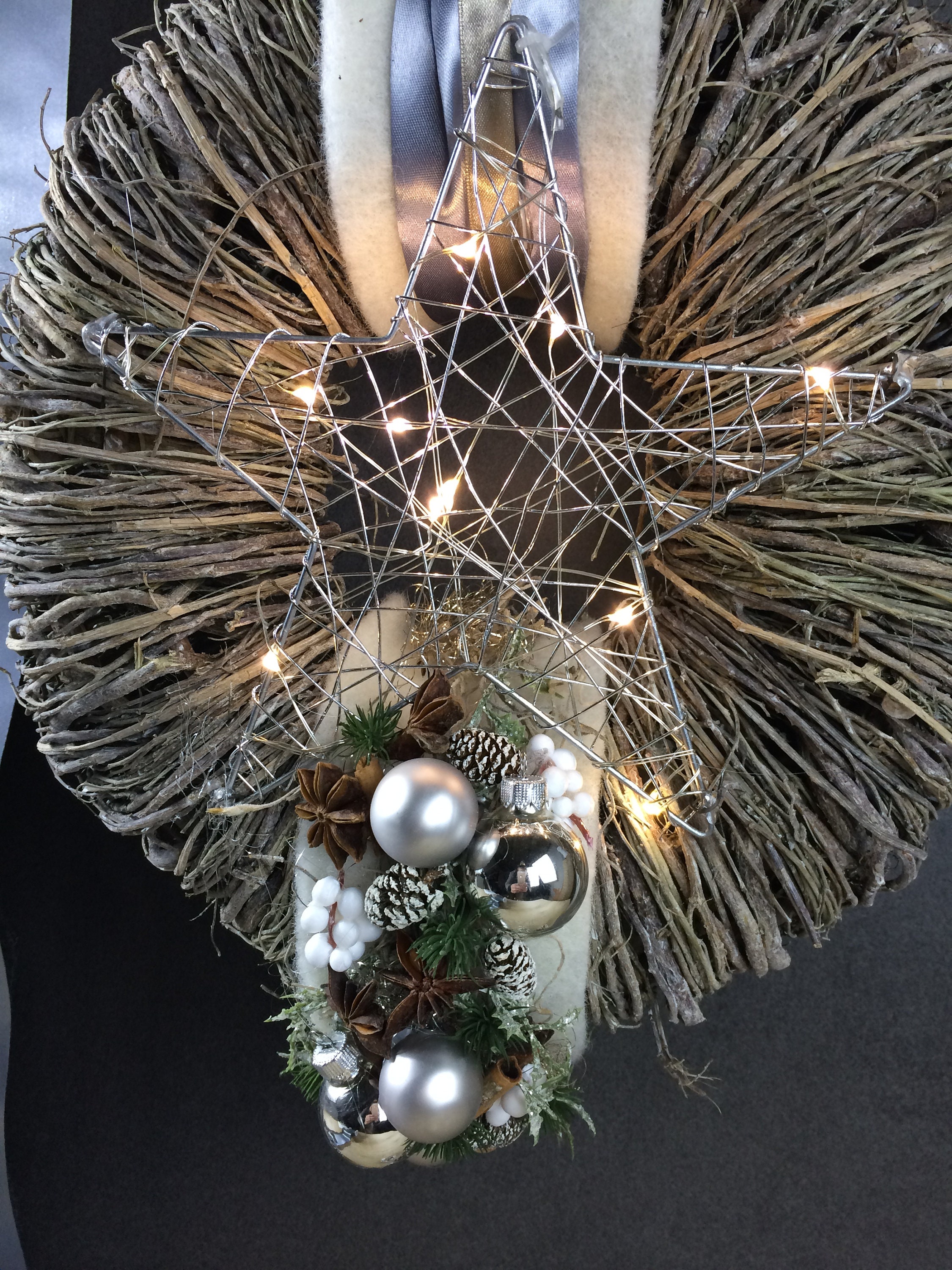 Advent Türkranz Türdeko Türschmuck Weihnachten Stern 10erLED Etsy