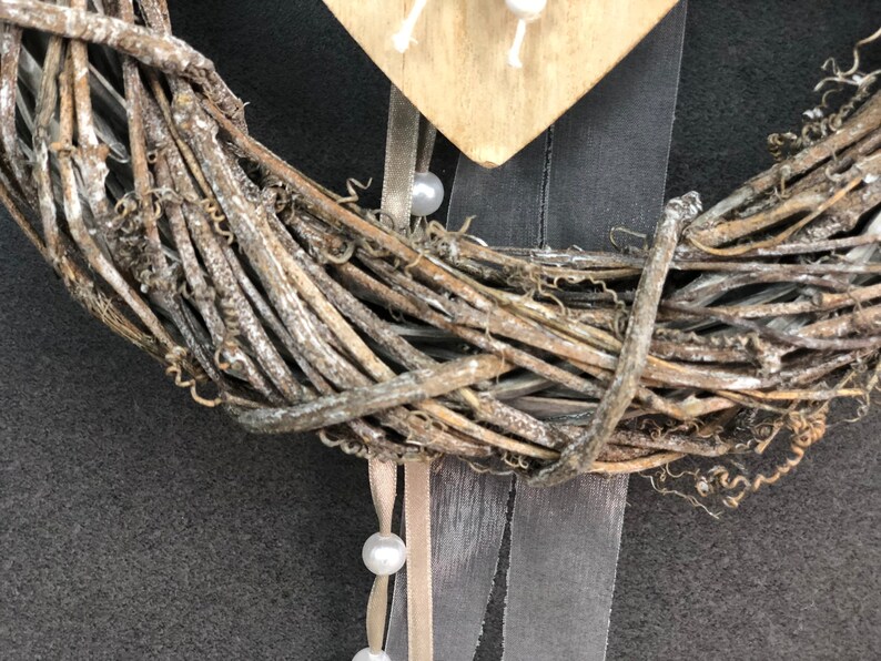 Türkranz 26cm Türdeko Türschmuck Herz Modern ganzjährig ...