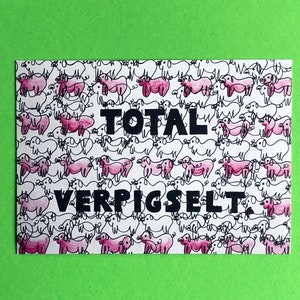 Postkarte - Total verpigselt