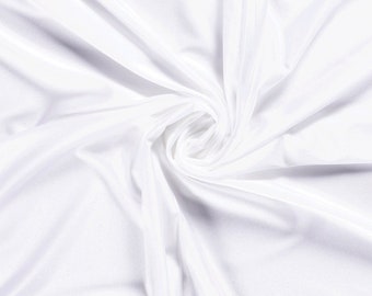 Maillot de bain jersey uni blanc optique